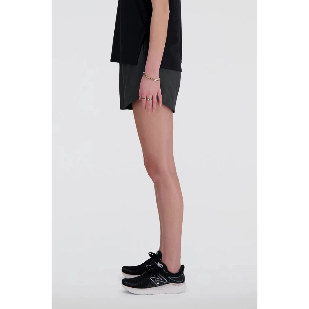 New Balance Verschoven Korte Broek Gray Dames