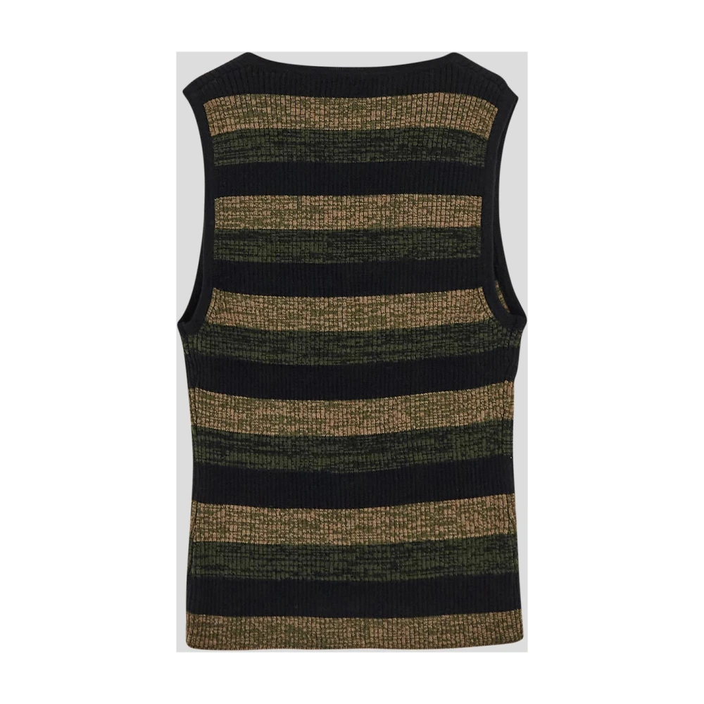 Ganni Wollen top voor vrouwen Multicolor Dames