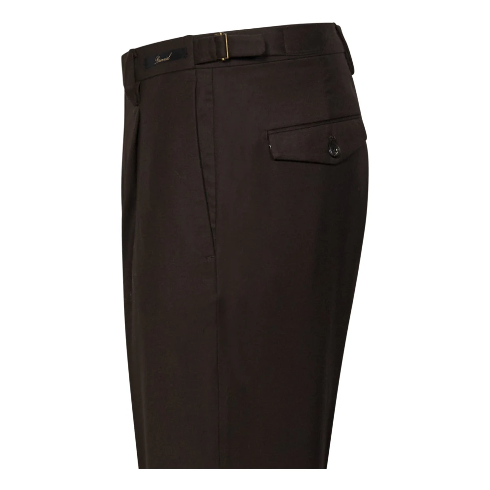 Michael Coal Bruine Wol Slim Fit Broek Brown Heren