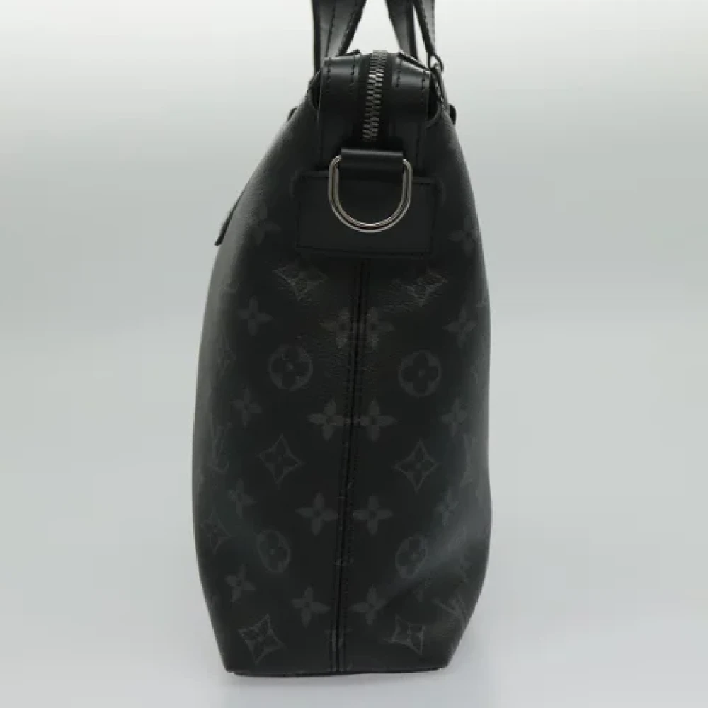 Louis Vuitton Vintage Pre-owned Canvas briefcases Black Dames