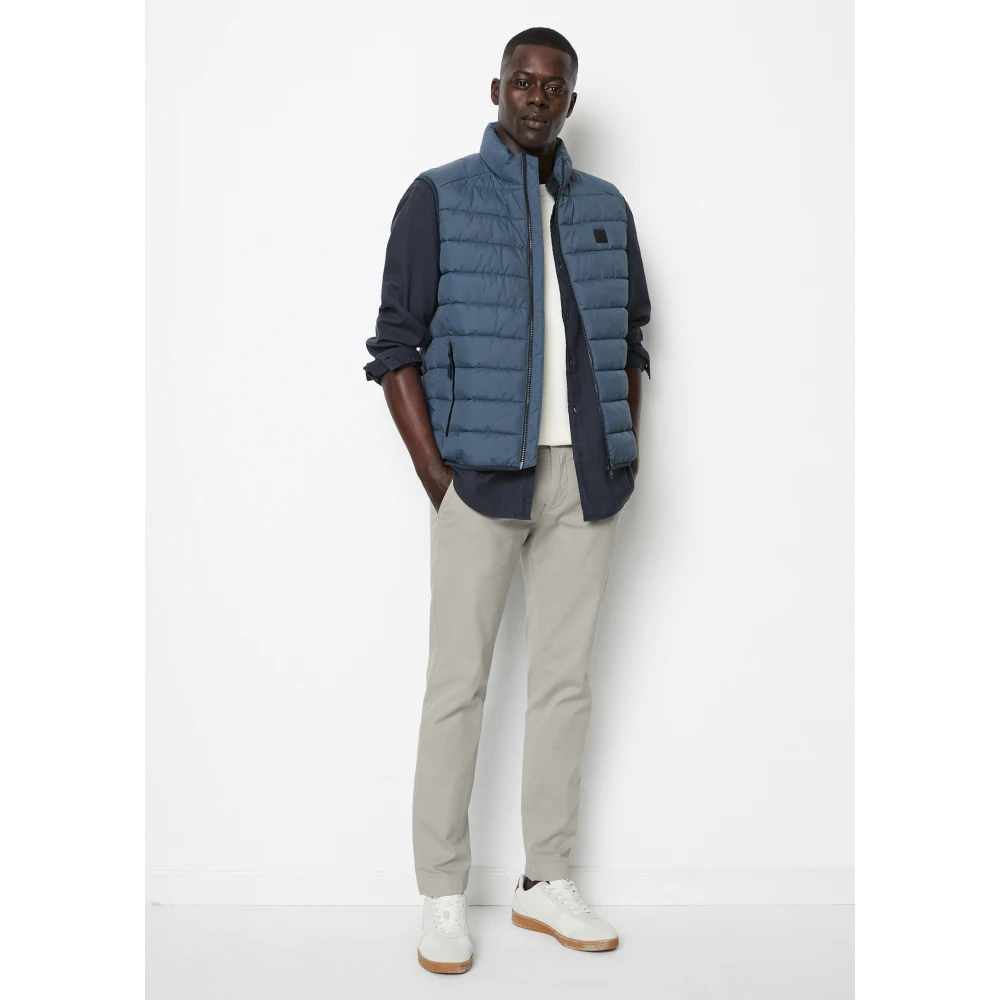 Marc O'Polo Gewatteerd vest Gray Heren