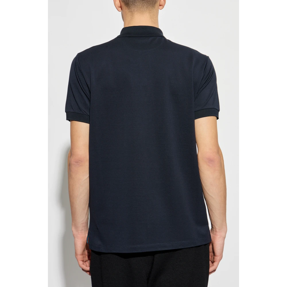 Paul Smith Katoenen polo Blue Heren