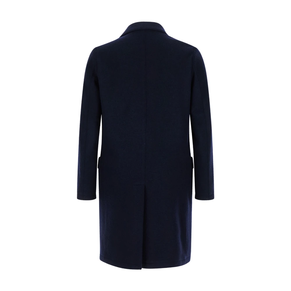Eleventy Dubbelrijige Jassen Blue Heren