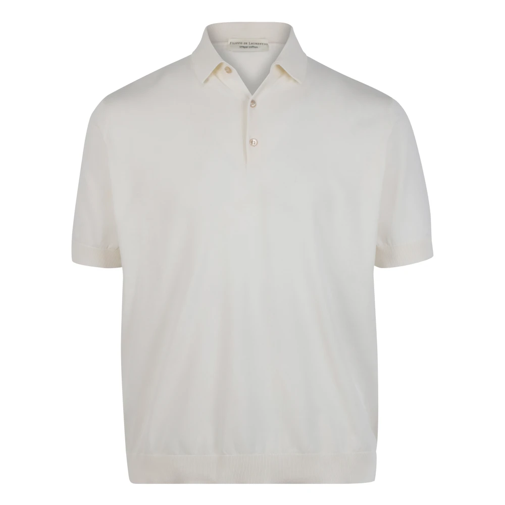 Filippo De Laurentiis Stijlvolle Shirts & Polo's White Heren