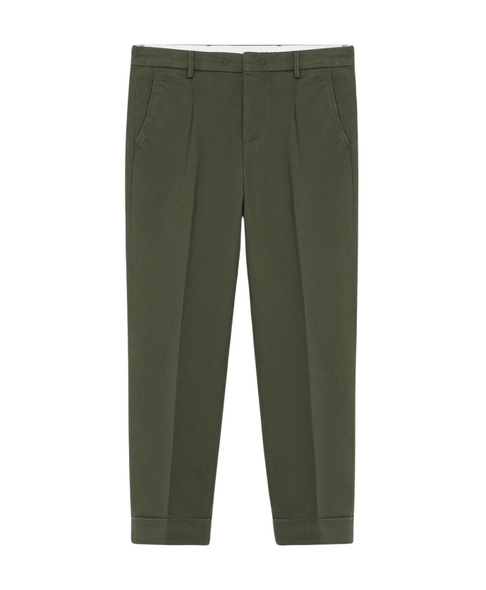 chinos-vert-kaki-stretch-en-coton