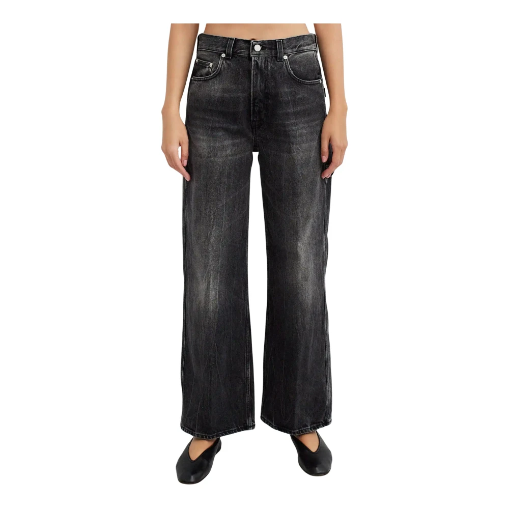 Haikure Donna Nero Korea Asian Fit Jeans