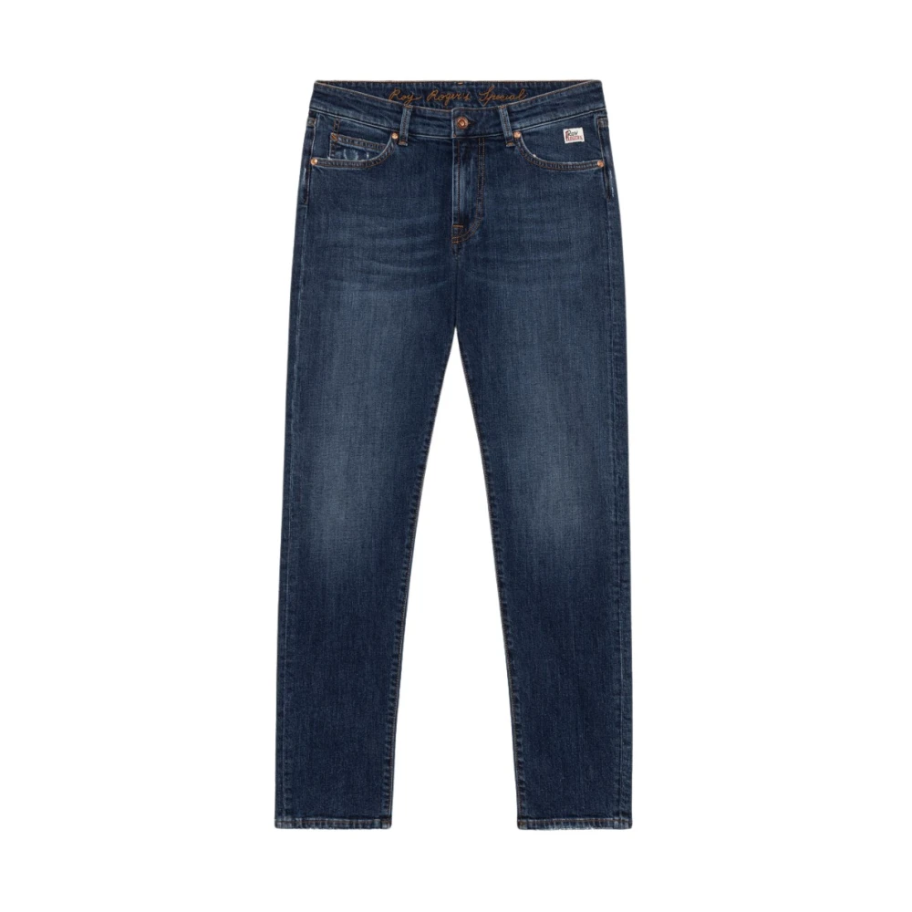 Roy Roger's Vintage Slim Fit Denim Jeans Blue Heren