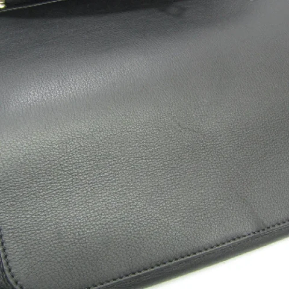 Loewe Pre-owned Leather backpacks Black Dames