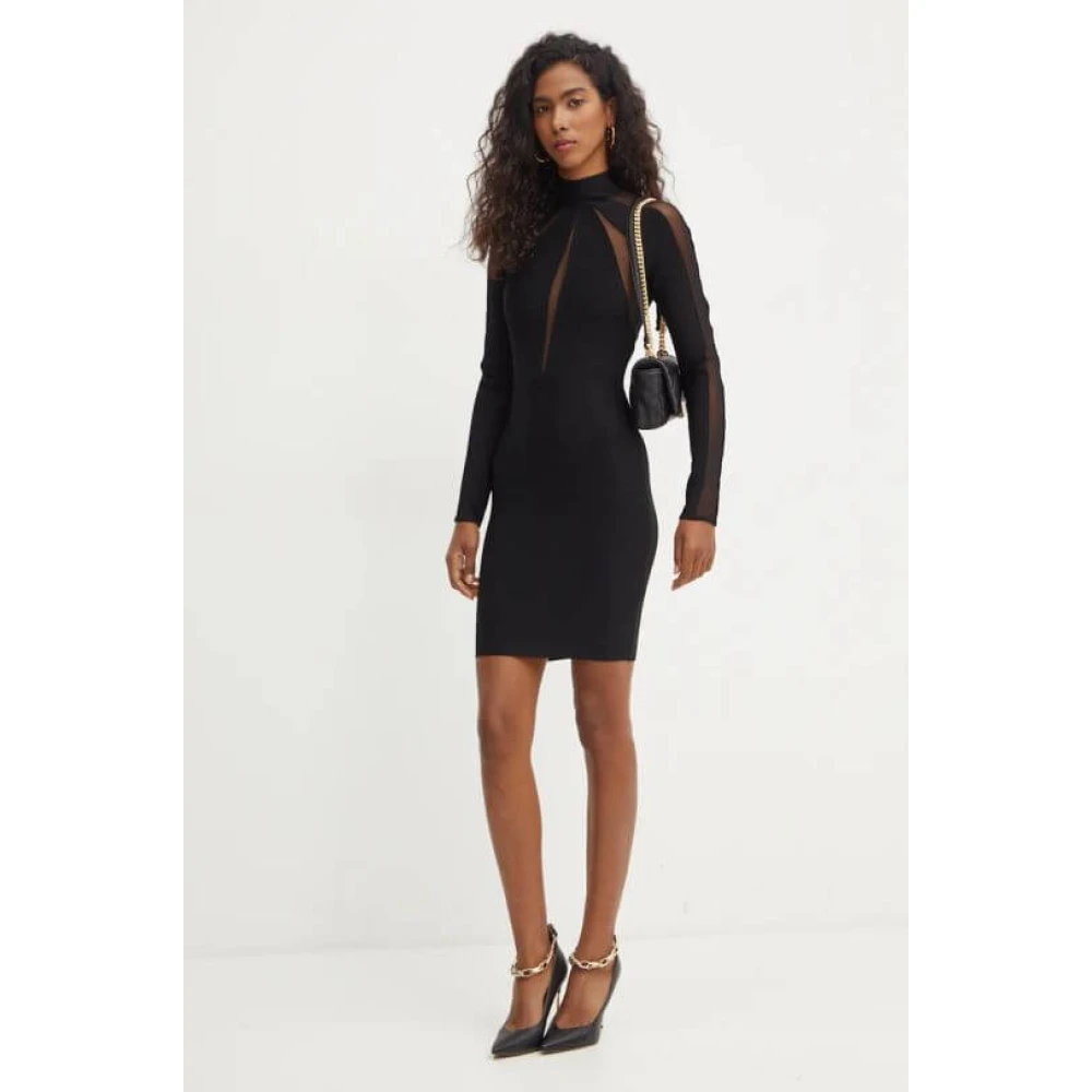 Guess Elegante Motion Jurk met Coltrui Black Dames