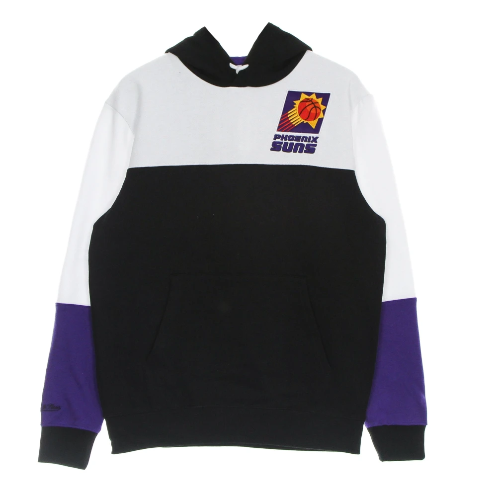 Mitchell & Ness NBA Fusion Fleece Hoodie Zwart Wit Multicolor Heren