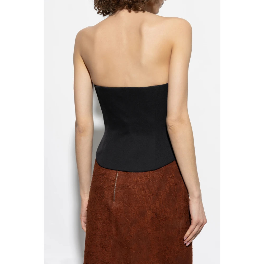 alexander mcqueen Wollen Korset Black Dames