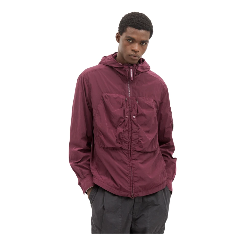 C.P. Company Nylon Overshirt Jacket Purple Heren