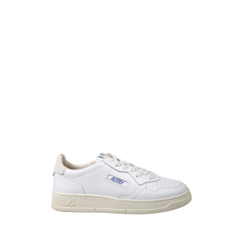 Autry Men's White Medalist Low Sneaker - Sneakers - 8 Uk - Shoes