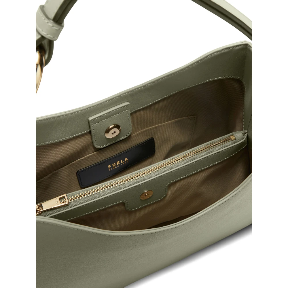 Furla Agave Cloud Hobo Tas Green Dames