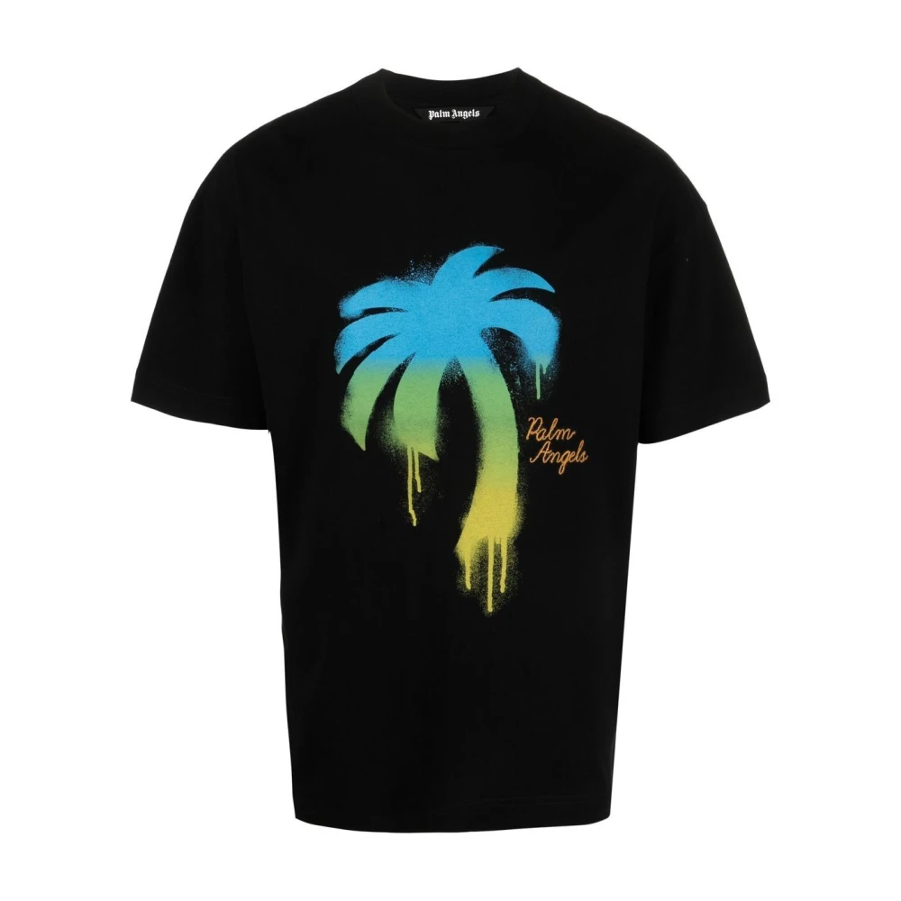 Palm Angels T-shirt Classic Tee Black Heren