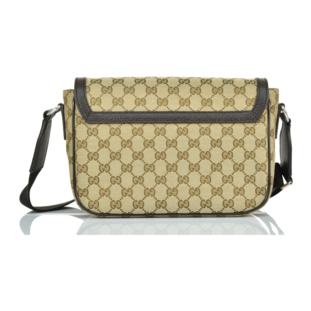 Gucci Beige Messenger Tas Original GG Model Beige Heren