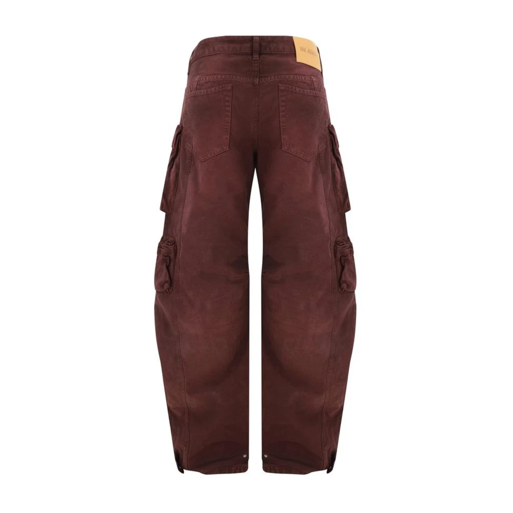 The Attico Cargo Broek met Meerdere Zakken Red Dames