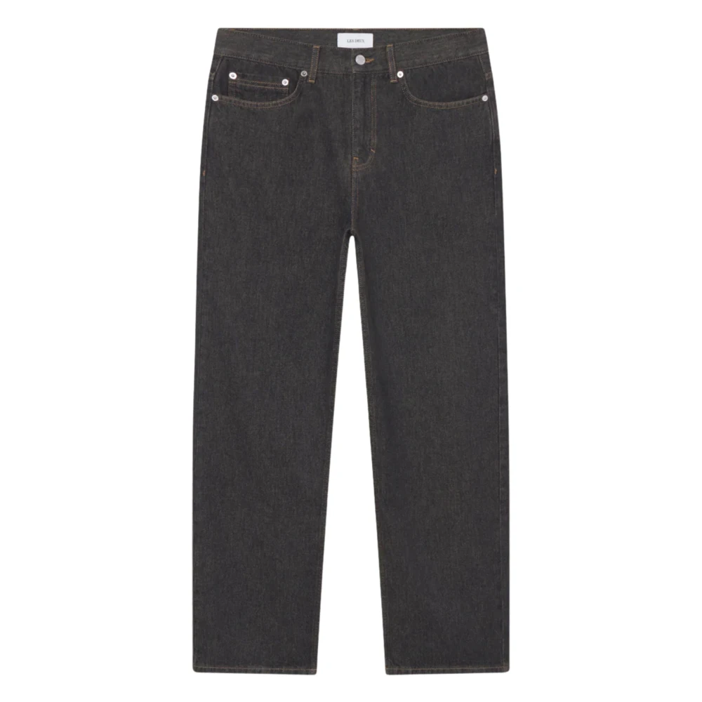 Les Deux Black Ricky 2-Tone Denim Jeans - Male - Straight Fit Jeans - W29 - Jeans