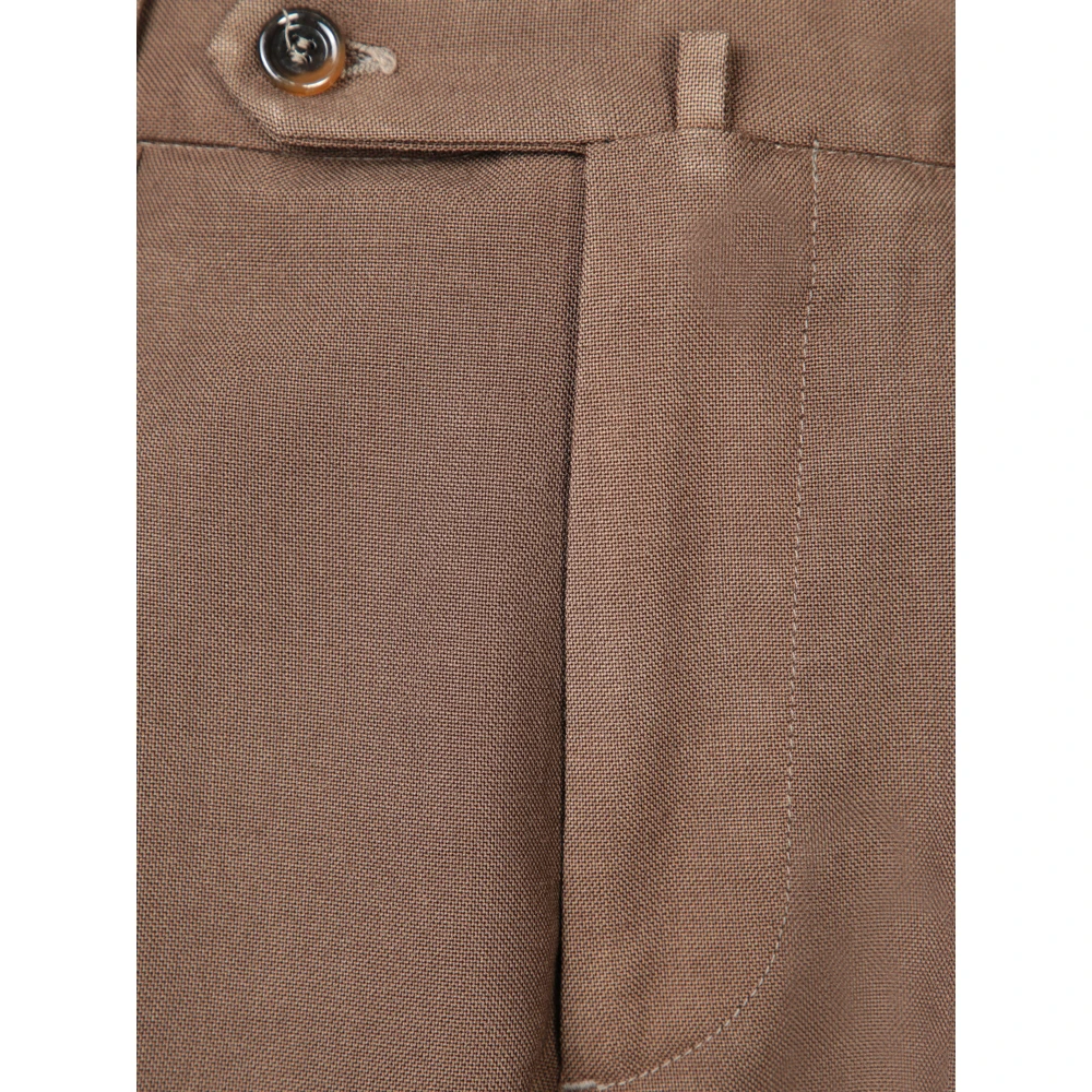 Dell'oglio Bruine broek voor heren Brown Heren