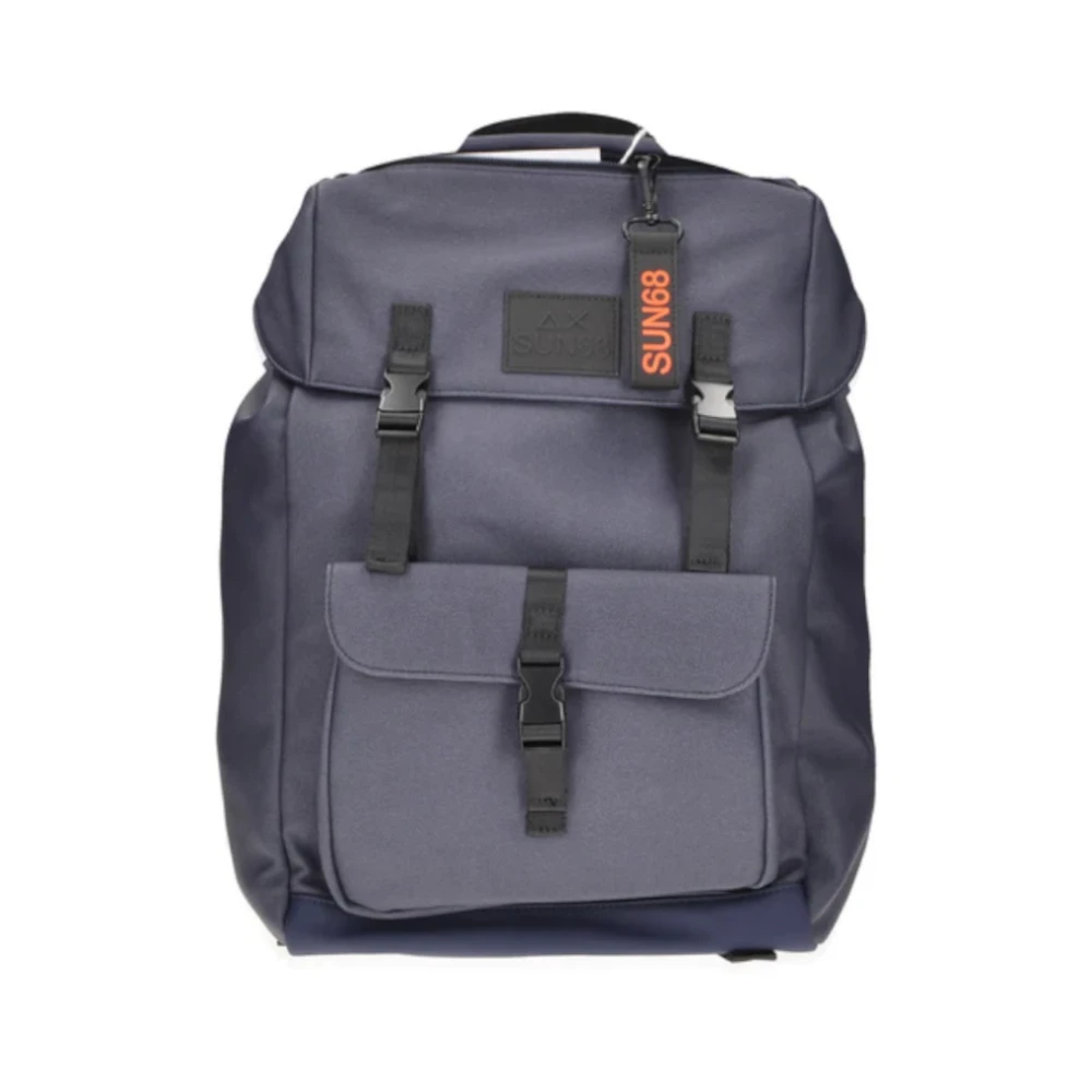 Sun68 Blue Everyday Backpack - Unisex - Backpacks - One Size - Bags