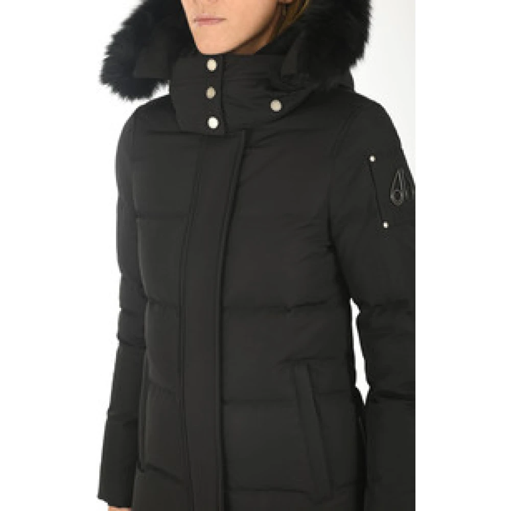 Moose Knuckles Zwarte Astoria Donsjas Black Dames