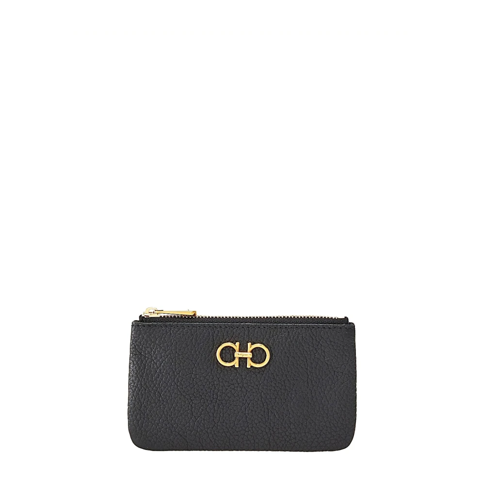 Salvatore Ferragamo Stijlvolle Portemonnee Black Dames