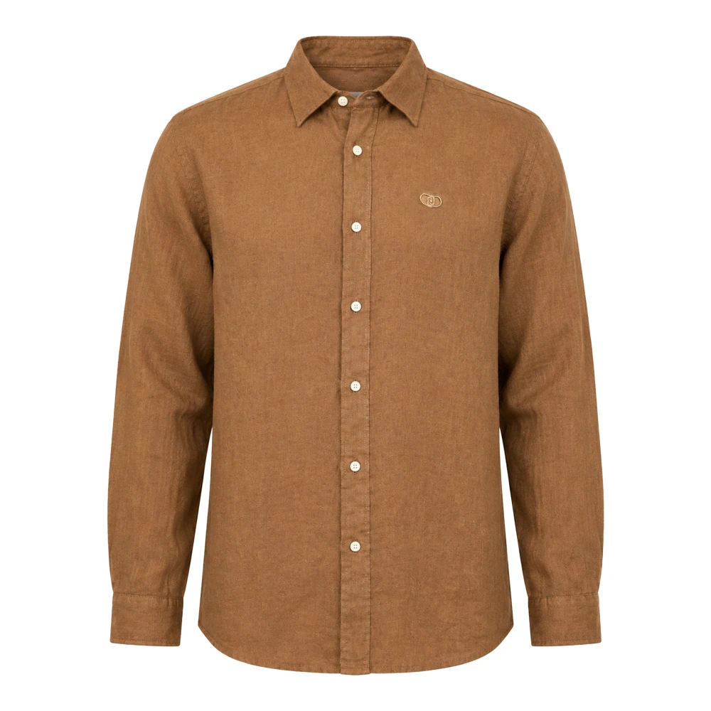 Liu Jo Mannelijk Bruin Overhemden Heren, Xl, Casual Shirts