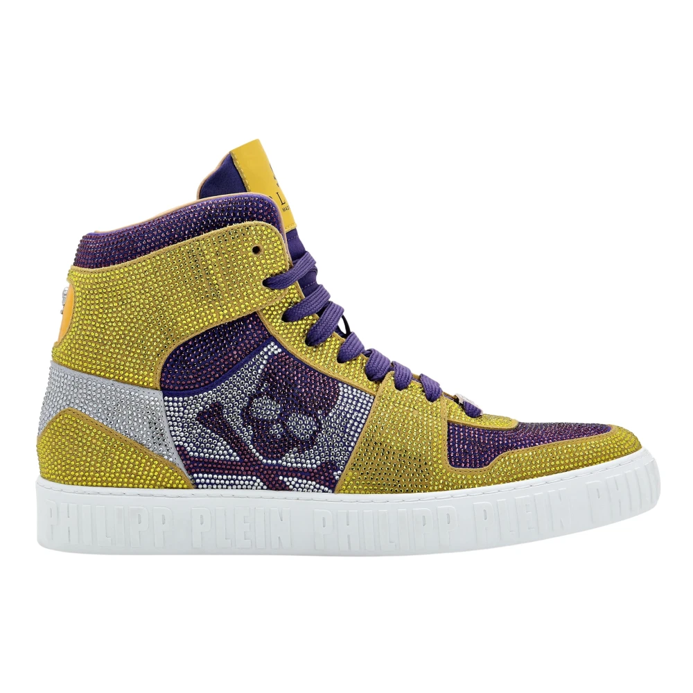 Philipp Plein Notorious High-Top Sneakers unisex Schoenen Geel