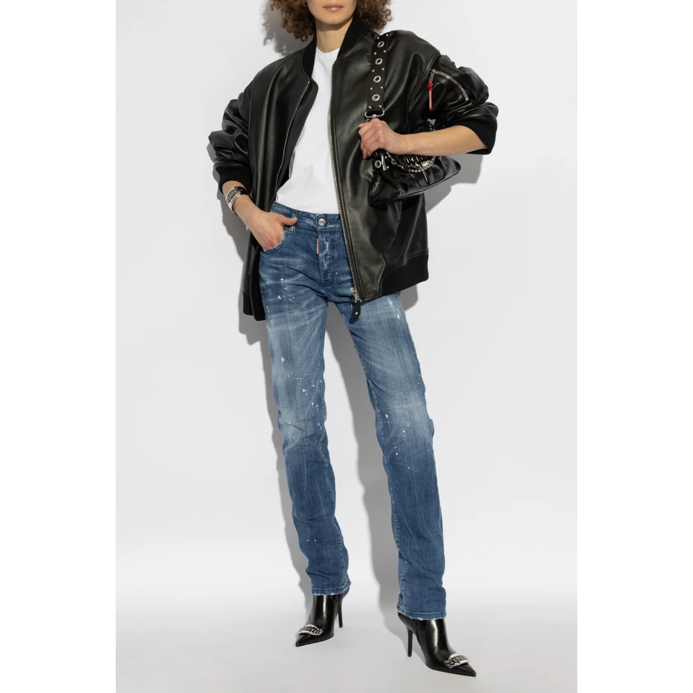 Dsquared2 T-shirt met print White Dames