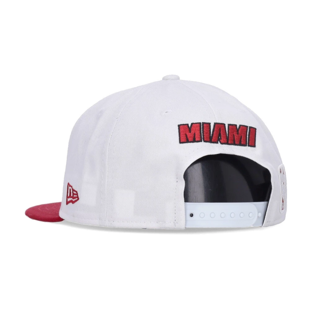 new era Miami Heat NBA Pet Wit White Heren