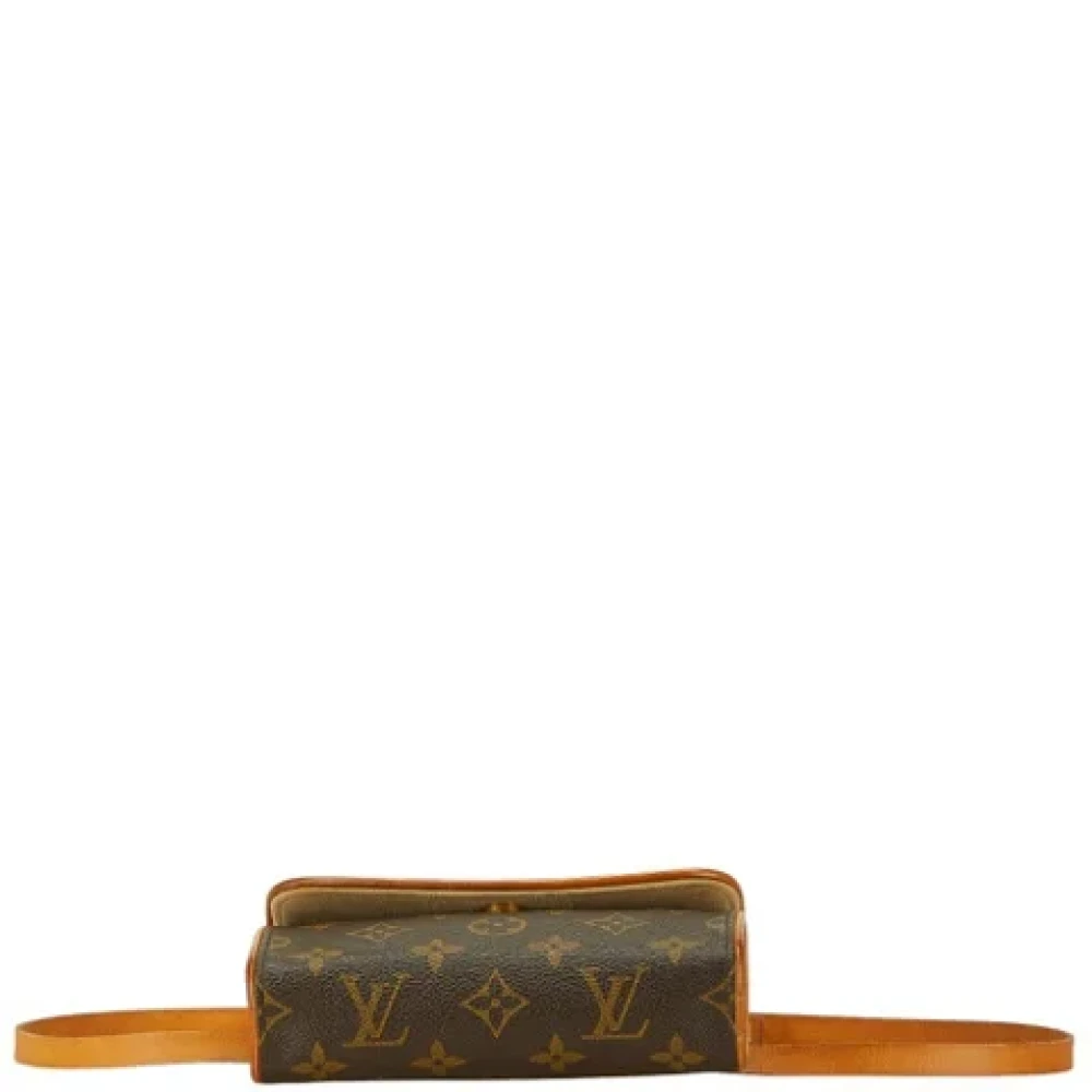 Louis Vuitton Vintage Pre-owned Canvas clutches Brown Dames