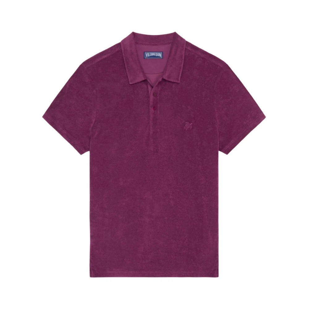 Vilebrequin Uomo Viola - Terry Polo Shirt Solid - Tops - Xl