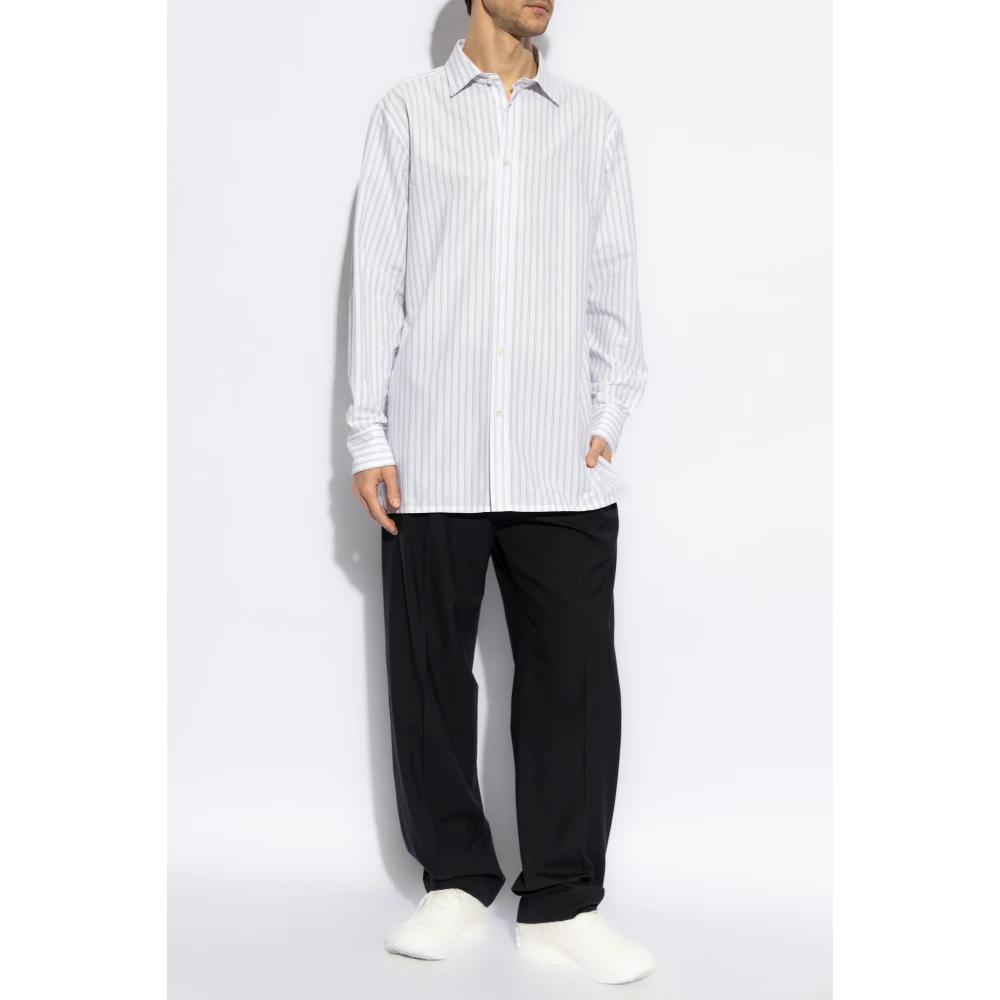 Bottega Veneta Wollen broek Blue Heren
