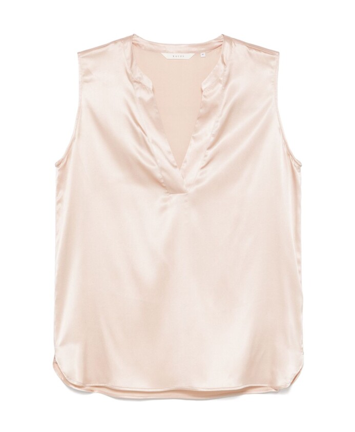 pink-v-neck-sleeveless-shirt