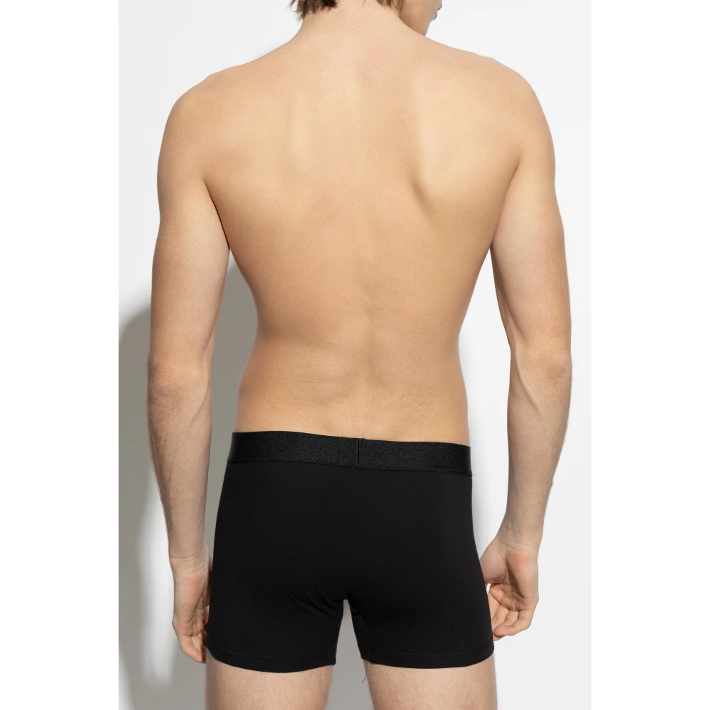 Dsquared2 Katoenen boxershorts met logo Black Heren