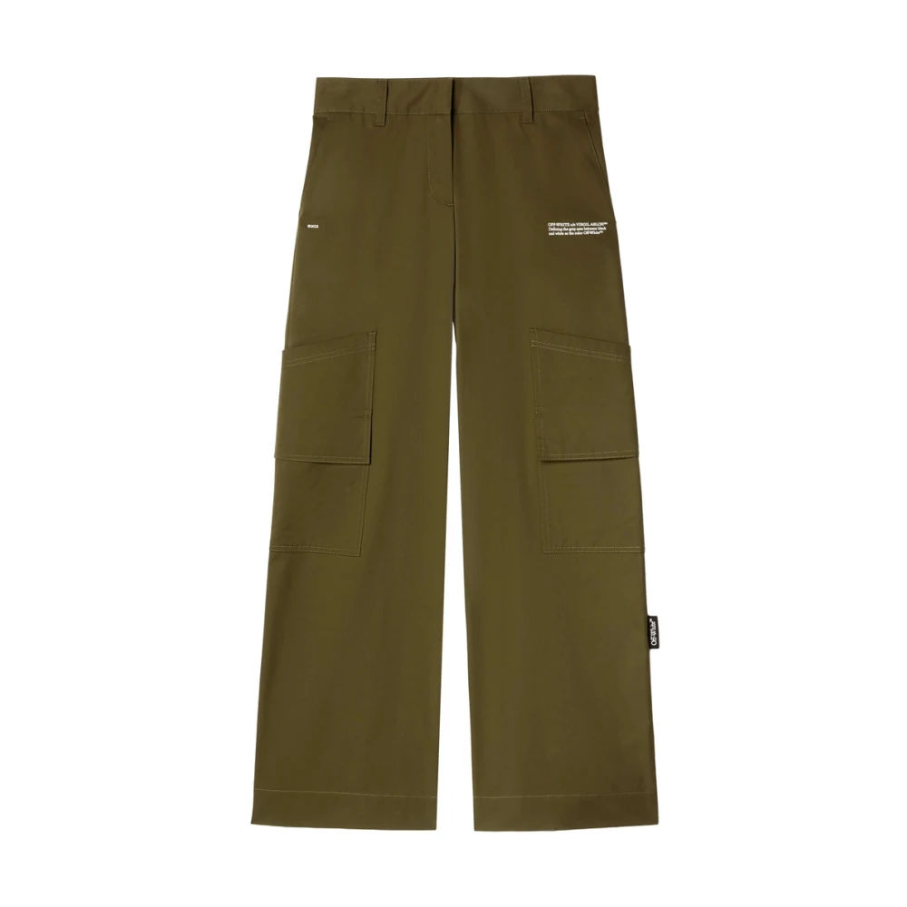 Trousers > Wide Trousers - - Off White - Modalova