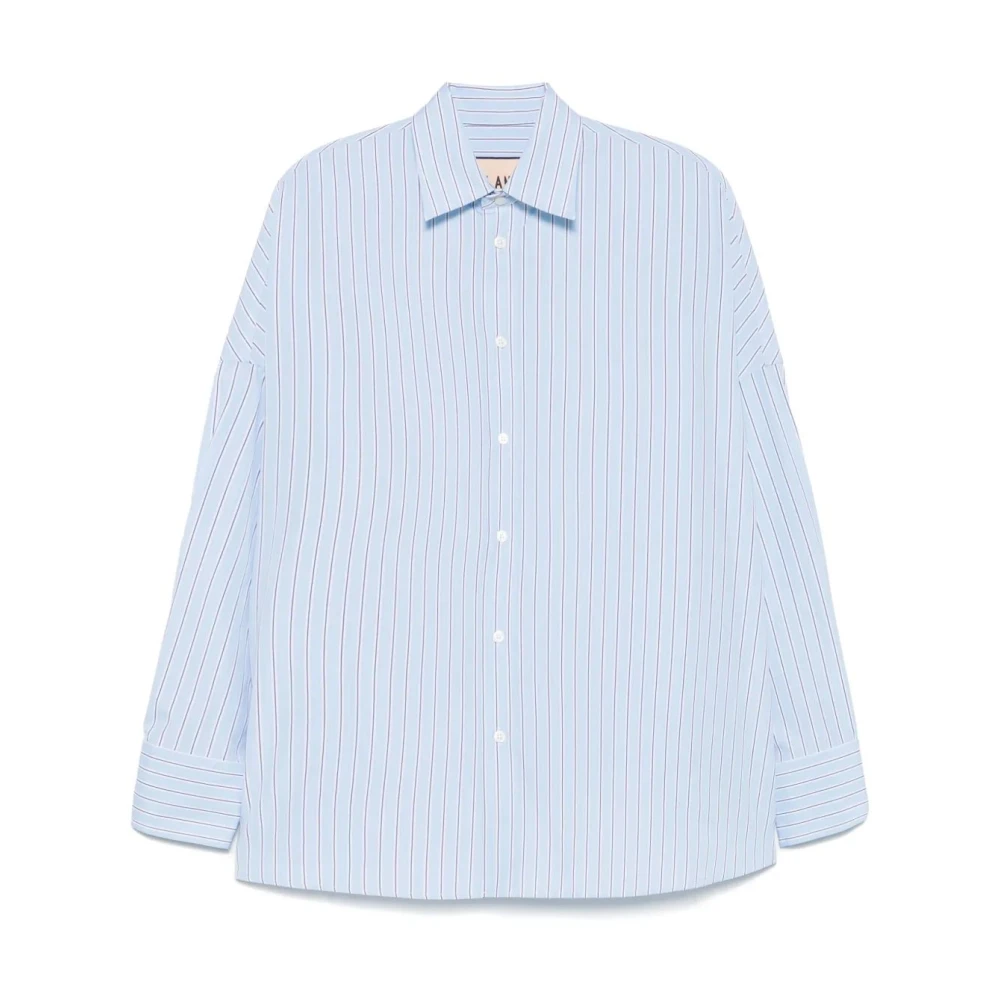Plan C Lange mouwen overhemd Blue Dames