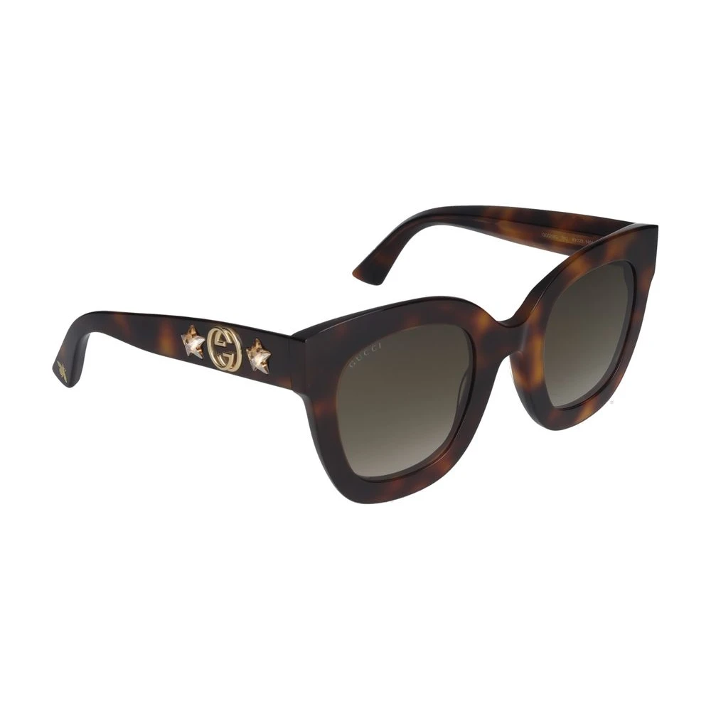 Gucci Women's Brown Gg0208s Sunglasses - Sunglasses - 49 Mm - Accessories