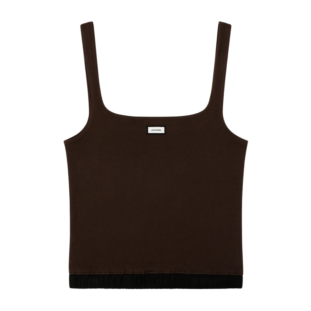 Entire Studios Damen Braun Oberteile, Xsgröße: