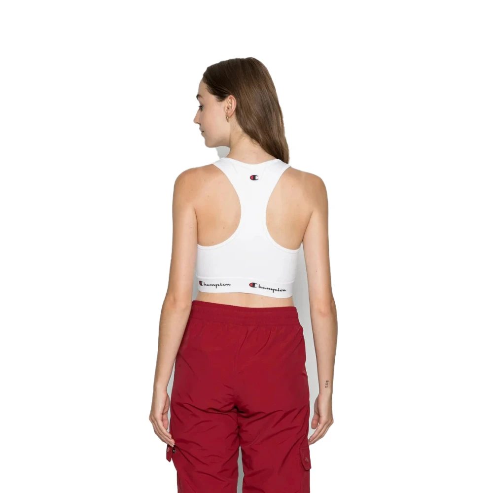 Champion Korte Mouw T-shirt White Dames