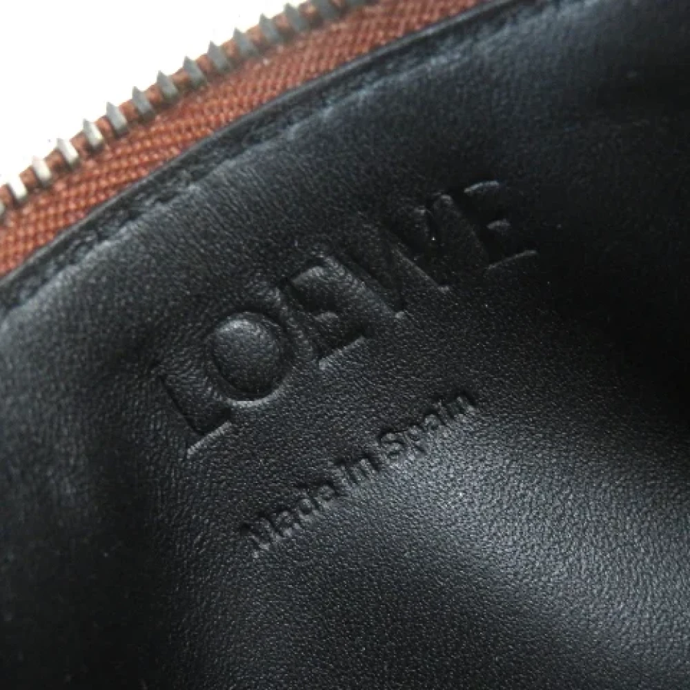 Loewe Pre-owned Leather wallets Brown Dames