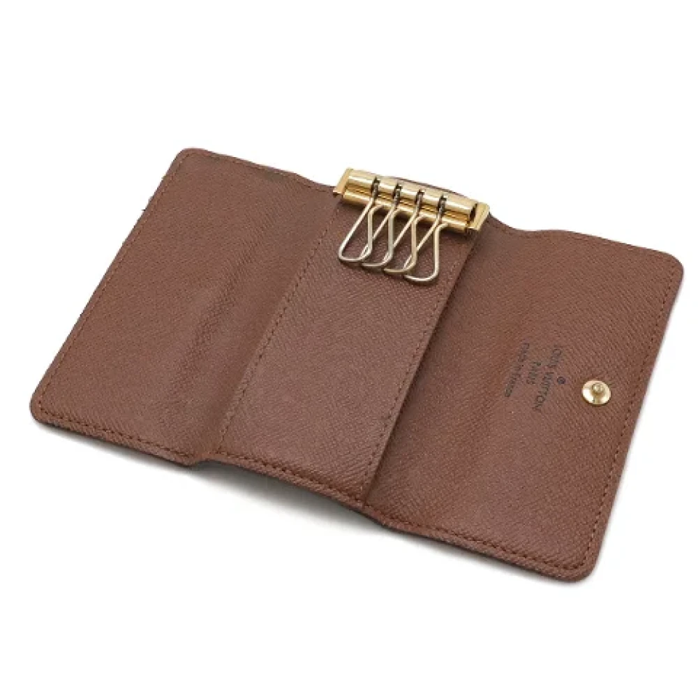 Louis Vuitton Vintage Pre-owned Canvas key-holders Brown Heren