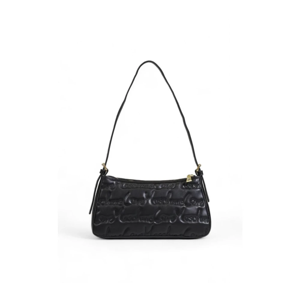 Love Moschino Stijlvolle Polyurethaan Handtas Dames Collectie Black Dames