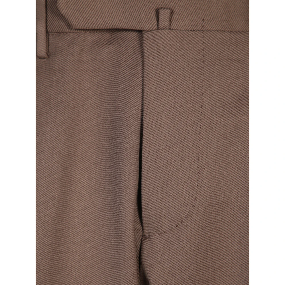 Dell'oglio Bruine broek voor mannen Aw24 Brown Heren