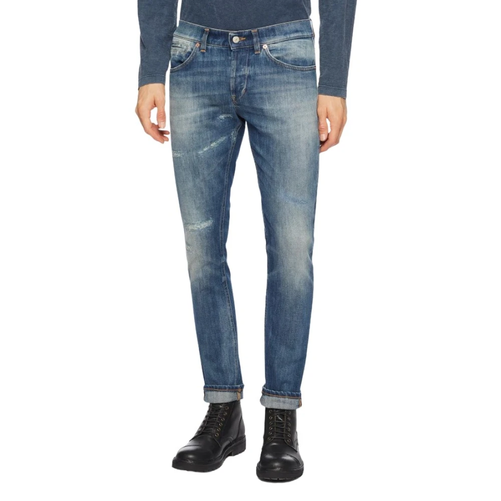 Dondup Moderne Slim-Fit Jeans Blue Heren