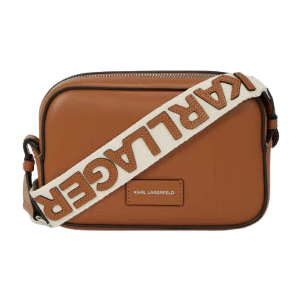 Karl Lagerfeld Brun K/Circle Slim Kameraväska