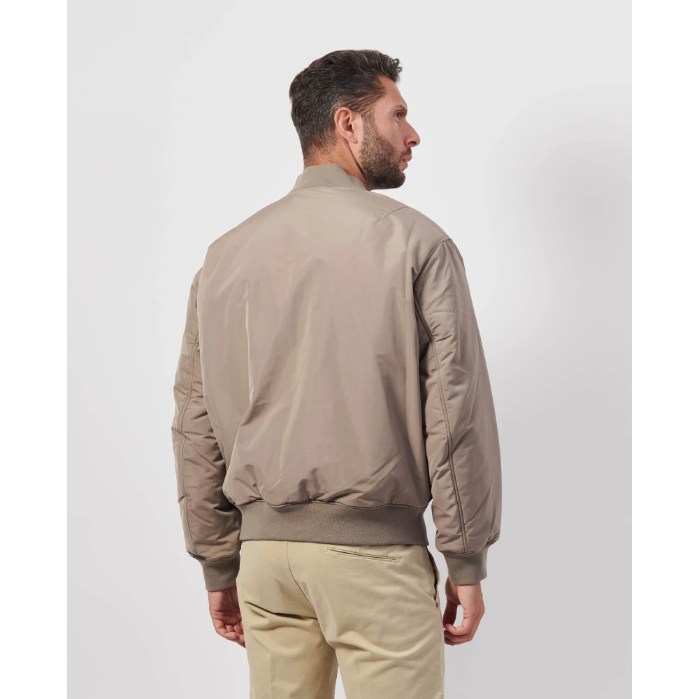 Armani Exchange Beige Jassen met Logodetail Beige Heren