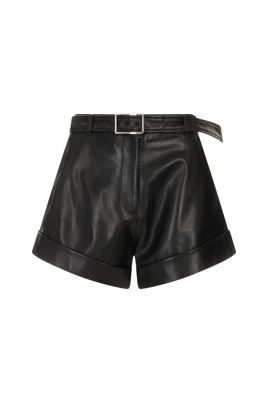 Spxvasaio Leather Bermuda