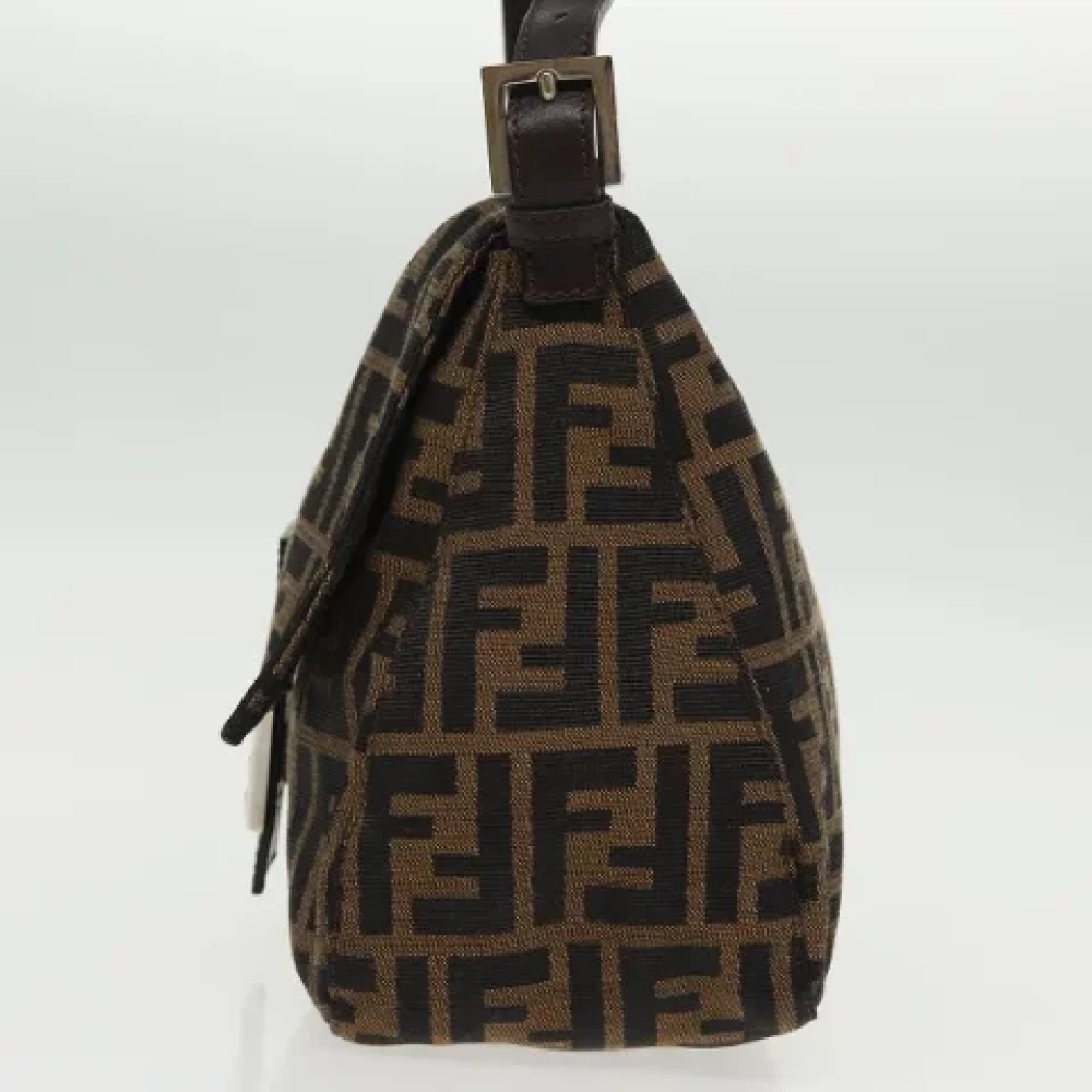 Fendi Vintage Pre-owned Canvas fendi-bags Brown Dames