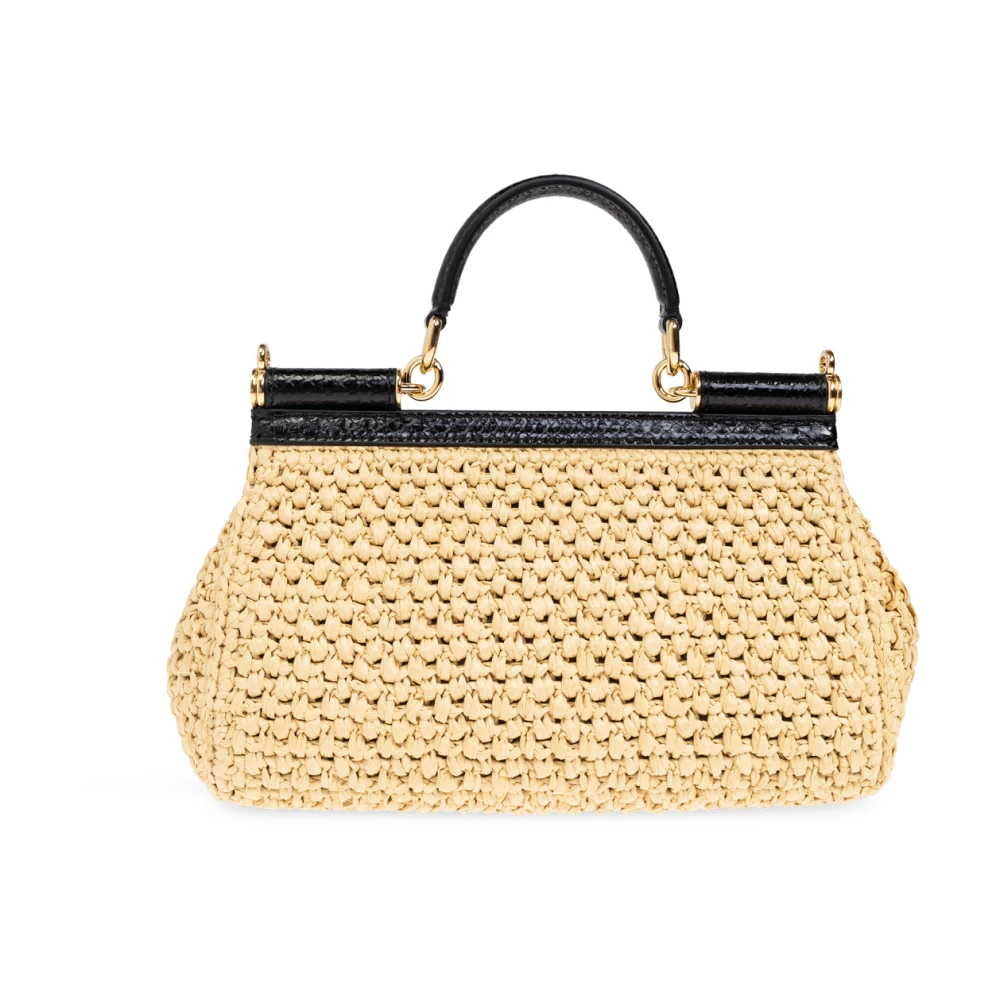 Dolce & Gabbana Handtas Sicily Beige Dames